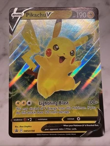 Pikachu V SWSH198 Jumbo Cards Holo - Picture 1 of 6