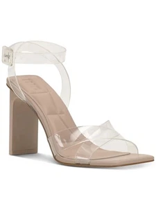 INC Womens Flexible Flexible Averna Square Toe Block Heel Heeled Sandal 5 M - Picture 1 of 11