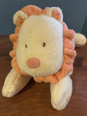 Juguete de peluche Carter's CHILD OF MINE León amarillo naranja remolinos tela de rizo Foto 1 de 3
