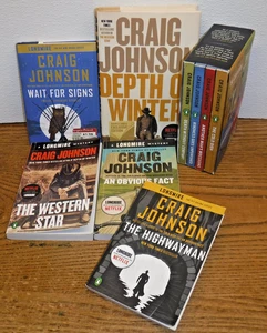 9 Craig Johnson Longmire Mystery Western Series BOOKS lot, 2 HC & 7 Softcovers - Bild 1 von 3