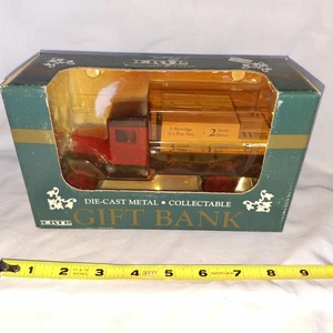 ERTL Die-Cast Metal Collectible Gift Bank  1993 SEASONS GREETINGS  1/43 9452 NIB - Picture 1 of 2