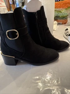 Liz Claiborne Womens Ellison Block Heel Chelsea Boots Size-7.5 - Picture 1 of 4