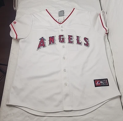 Бейсбольная футболка MLB — Mike Trout No27 — Los Angeles Angels — Majestic размер L мужская - Изображение 1 из 4