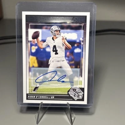 2024 Score #147 Aidan O'Connell Auto - Image 1 of 2
