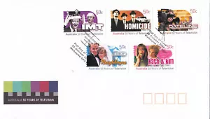 2006 FDC Australia. 50 years of Television. P&S. Pict.FDI "MELBOURNE" - Foto 1 di 1