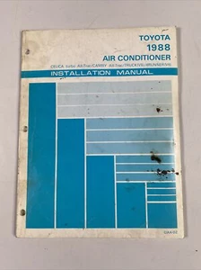 1988 Toyota Air Condition Installation Manual Celica All-Trac Truck 4Runner (V6) - Picture 1 of 3