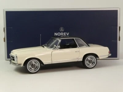 Norev Mercedes Benz 230 SL white DB090 1963 1/18 183768 - Immagine 1 di 4