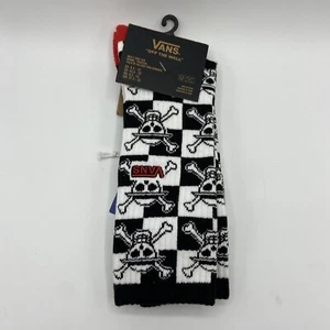 Vans x One Piece Anime Piratenschädelsocken Größe 9,5-13 Herren neu mit Etikett - Bild 1 von 6