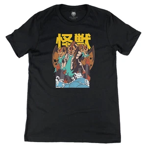 Kaiju Dragon Anime Style Graphic Art Tee Manga Comics Theme Novelty T-Shirt - Picture 1 of 7
