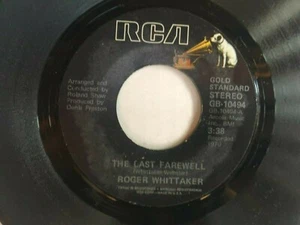 Roger Whittaker THE LAST FAREWELL / PARADISE 1976 RCA Gold Standard single VG+ - Picture 1 of 2