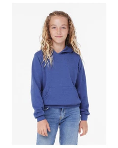 Bella + Canvas 3719Y Youth Sponge Fleece Pullover Hoodie Sweatshirt - Picture 1 of 11