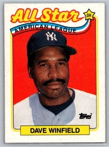 1989 Topps AL All Star Dave Winfield #407 - Picture 1 of 2