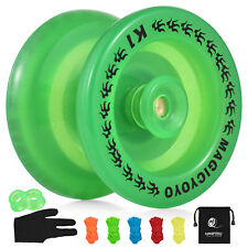 Unresponsive  for Kids Yo-Yo Ball with 5 Replacement Strings Glove N0Q3