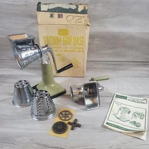 Sears Salad Maker Meat Grinder Shredder Cones Org Box Directions Food  Processor - Picture 1 of 18