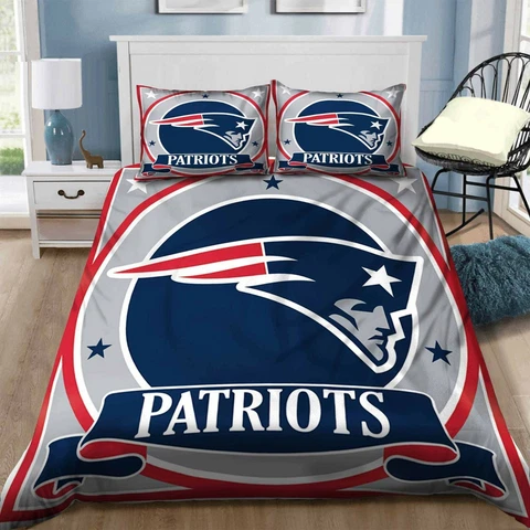 New England Patriots Bedding set 3PCS Duvet Cover Pillowcase Quilt Cover US Size Cover