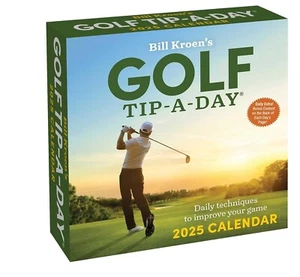 Andrews McMeel Publishing, Golf Tip a Day 2025 Desk Calendar - Picture 1 of 4