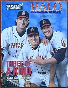 1996 Boston Red Sox at California Angels Baseball Program - Bild 1 von 1