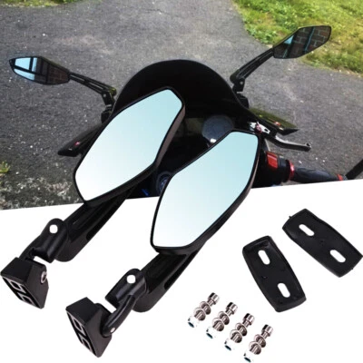 Espejos retrovisores carenado deportivo para moto Suzuki GSXR 600 750 1000 Hayabusa Foto 1 de 4