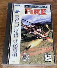 SETA SATURN - BLACK FIRE Game COMPLETE New FACTORY SEALED