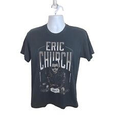Official Eric Church 2017 Holdin My Own Tour Black Tshirt Size Medium
