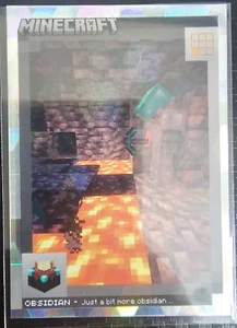 2024 Panini Minecraft TCG Cubic Holo #160 Obsidian - Picture 1 of 2