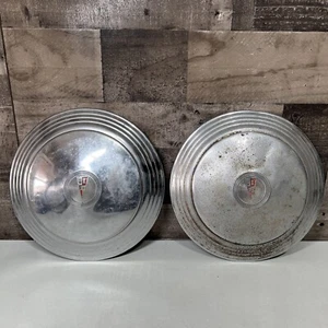 1948 - 1953 ? Hudson Hornet Wasp Jet Liner 12 7/8” Hubcap Dog Dish 49 50 51 52 - Foto 1 di 16