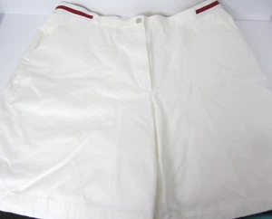 Vintage 90er Liz Claiborne Golf Damen weiße Shorts 16 hohe Baumwolltaschen - Bild 1 von 8