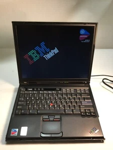 IBM ThinkPad T40 14" Laptop Intel Centrino- BOOTS/ BIOS LOCKED -MZ - Picture 1 of 6