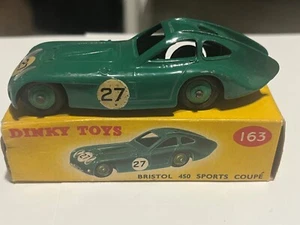 Original Vintage Dinky #163 Bristol 450 Sports Coupe with original box - Picture 1 of 13