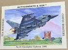 Airbourne Over East Anglia,Tea Card,#49,Eurofighter Typhoon Butterworth Tea Card