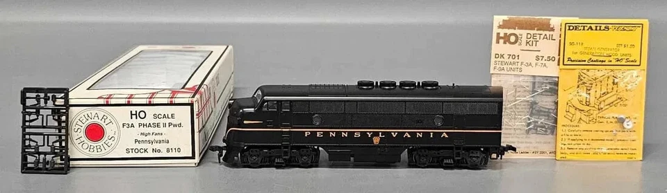Ventiladores altos Stewart Hobbies HO Pennsylvania 4-4 F3A fase II Loco con piezas adicionales Foto 1 de 4