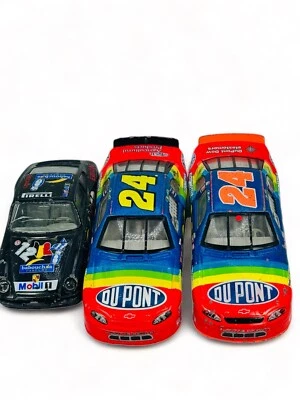 VTG Stock Car Lot Of 3 Jeff Gordon 24 And Burago Porsche 911 AS IS LOOSE - Image 1 of 4