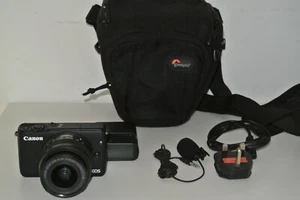 Canon EOS M10 Digital Camera Black with EF-M 15-45mm Lens- Fast Dispatch! - Picture 1 of 10