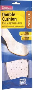 3 plantillas de doble cojín Profoot de longitud completa para mujer - Imagen 1 de 1