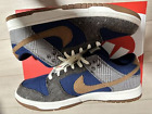 Nike Dunk Low PRM Midnight Navy and Baroque Brown FQ8746-410 US 10