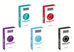 Kondome Secura feucht Condom Verhütung Sex Präservative Liebesvergnügen - Bild 1 von 16