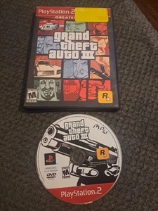 Grand Theft Auto III Sony PlayStation 2, 2001 ohne Handbuch guter gebrauchter Zustand - Bild 1 von 19