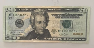 Federal Reserve Star Note $20 Twenty Dollar - Picture 1 of 5