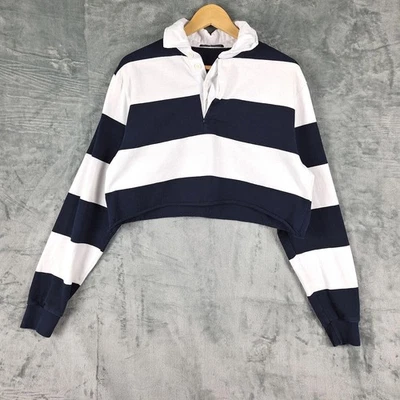 Top polo para mujer talla única rugby preppy rayas recortado preppy Blokecore Academia Foto 1 de 4