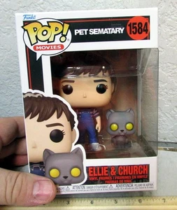 Funko Pop vinyl figure Figurine New in Box 1584 Ellie & Church, Pet Sematary - Picture 1 of 5
