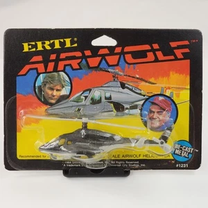 Ertl AIRWOLF Helicopter Die Cast 1/64 Scale #1231 New MOC 1984 Vtg Toy TV Show - Picture 1 of 9