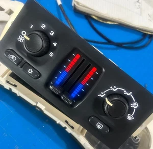 03-06 Silverado Sierra Heater A/C Climate Control WHITE LED - Picture 1 of 1