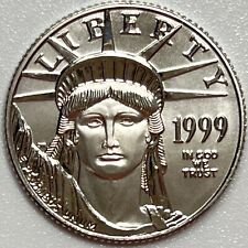 1999 $25 Statue of Liberty .9995 1/4th Oz 25 Dollar Platinum Coin Bu Unc