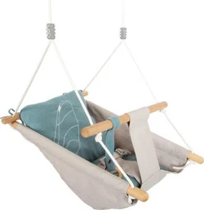 Babyschaukel „Seaside“, Baby-Hängematte, Schaukel, Holzschaukel, bis 30kg - Bild 1 von 10