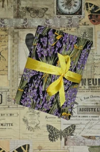 HANDMADE LAVENDER Pocket Book Junk Journal Grimoire Tome Cosplay Diary codex - Picture 1 of 9