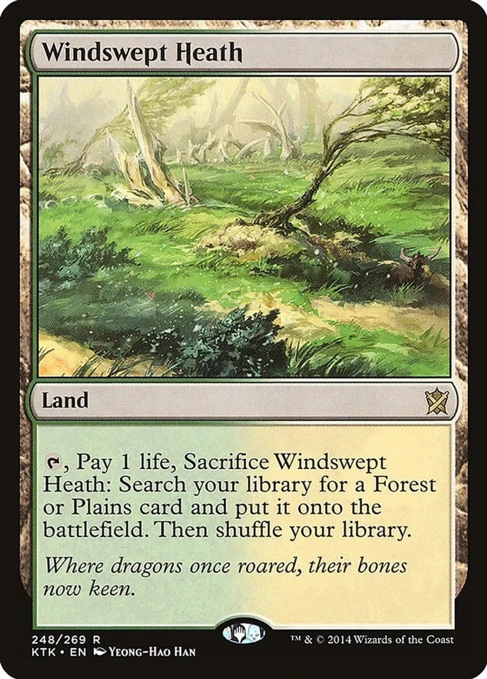 Windswept Heath LP MtG Khans of Tarkir 248/269 Lightly Played - Image 1 of 1