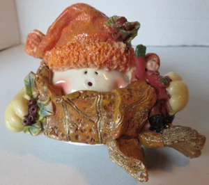 Muñeco de Nieve Candle Topper Tapa - Sombrero Naranja con Muñeca #4 - Imagen 1 de 6