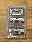 2- Mc60 & 1-Mc30  Micro Cassette Tapes Lot Of 3 Micro-Cassettes. See Photos!