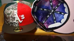 Official Oakland Athletics Camo Lids X Chase B Maximal New Era Fitted Hat - Picture 1 of 12