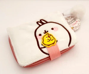 NICI 47758 Molang und Piu Piu Kinder Geldbörse Plüsch Geldbeutel Brieftasche NEU - Picture 1 of 4